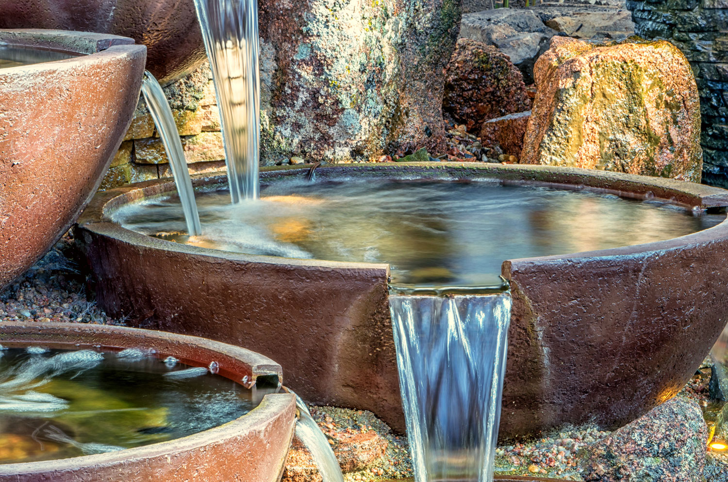 Stone Bowls Waterfall